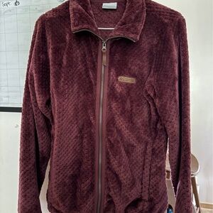 Columbia Women's Maroon Teddy Jacket